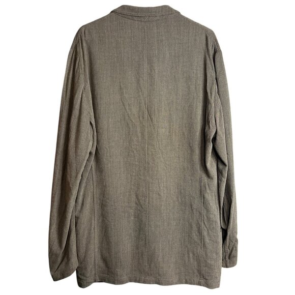 Giorgio Armani 90's Mens Medium Gray Two-Button Blazer Made In Italy - Picture 2 of 11